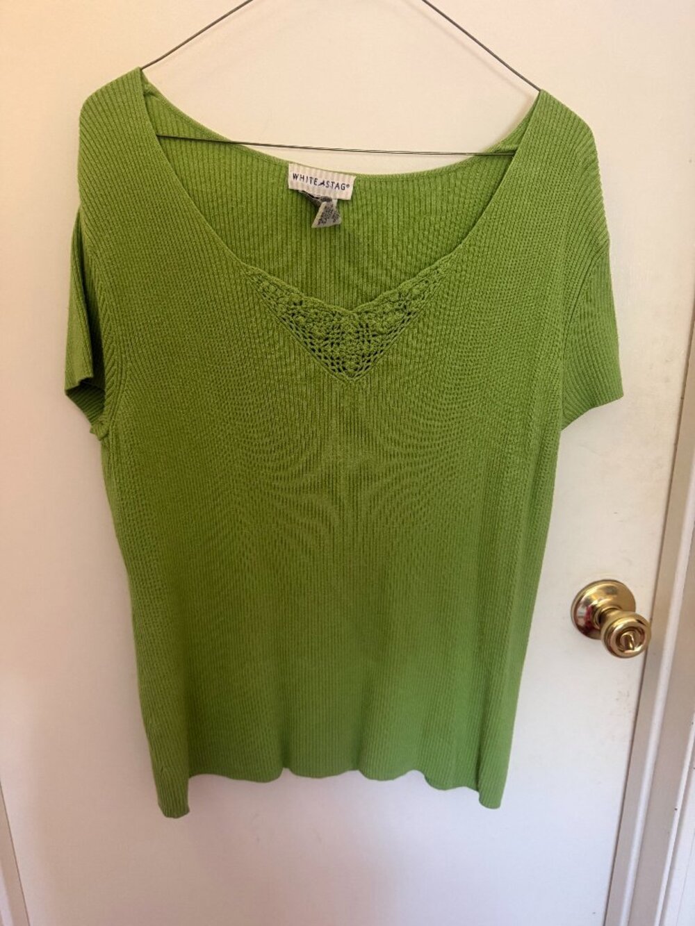 White Stag Apple Green Top W XL
